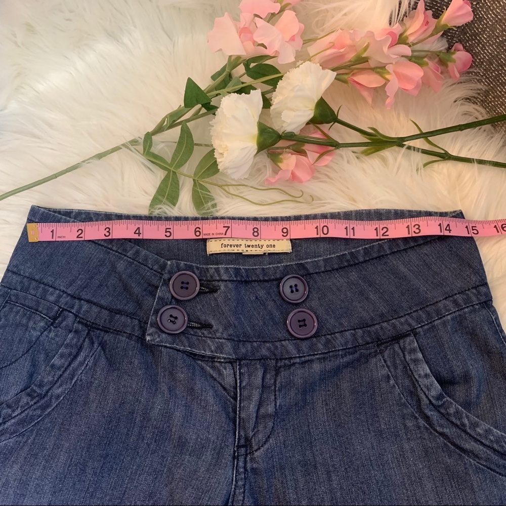 Forever 21 Wide Leg Flair Low/Mid Rise 27